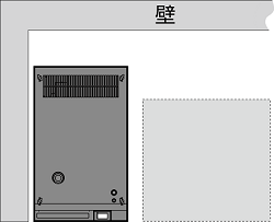 KCM310 コンパクト設計 両サイド壁付け設置が可能です