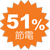 51%削減